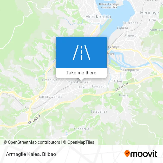 Armagile Kalea map