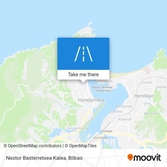 Nestor Basterretxea Kalea map