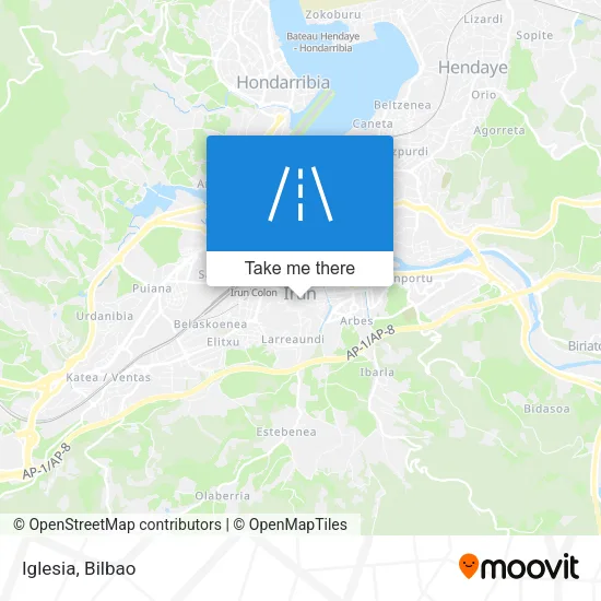 mapa Iglesia