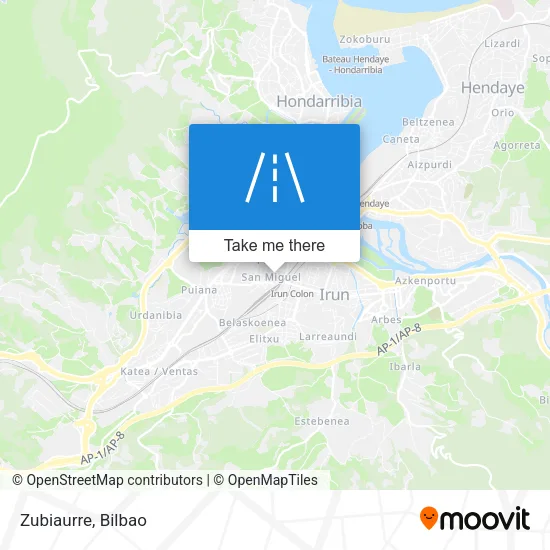 Zubiaurre map