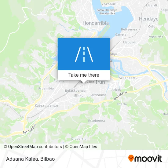 Aduana Kalea map