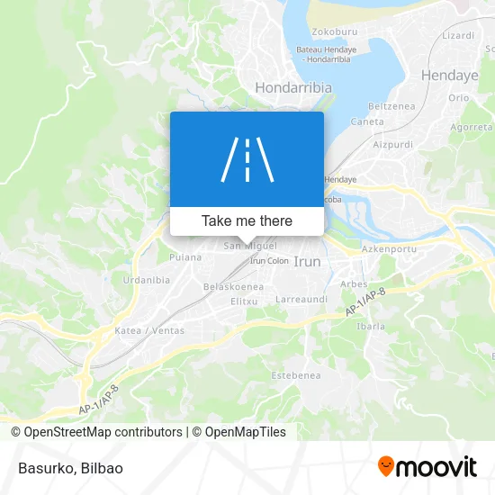 Basurko map