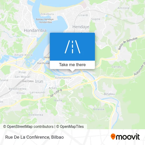 Rue De La Conférence map