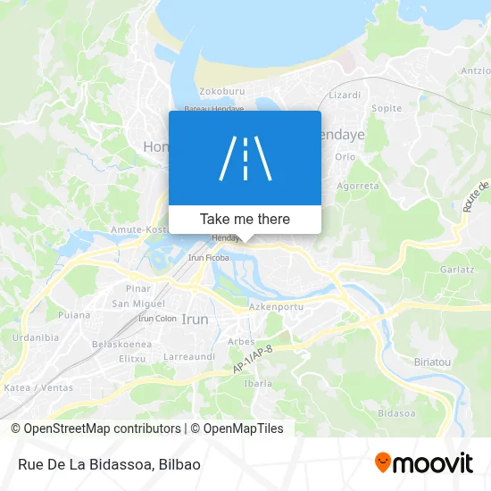 Rue De La Bidassoa map