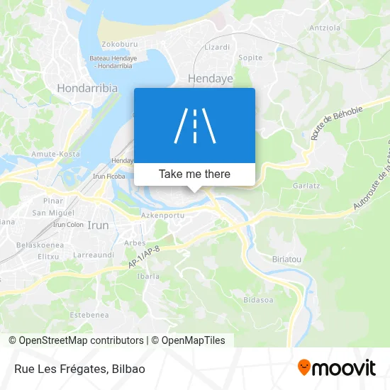 Rue Les Frégates map