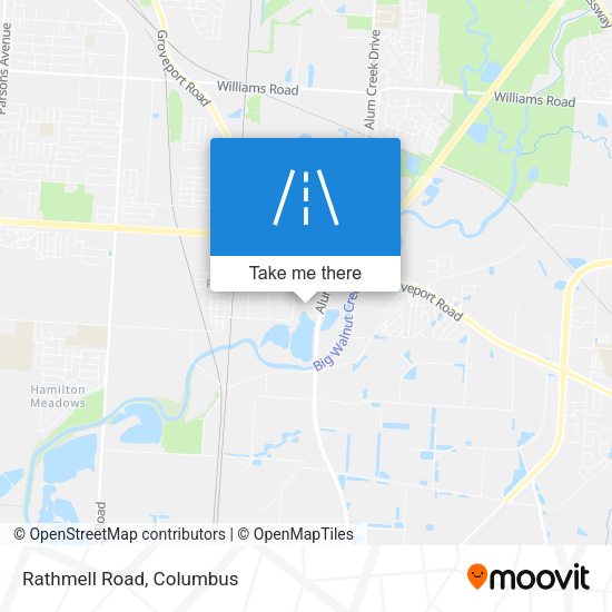 Mapa de Rathmell Road