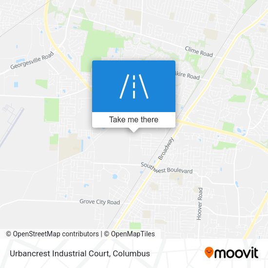 Urbancrest Industrial Court map
