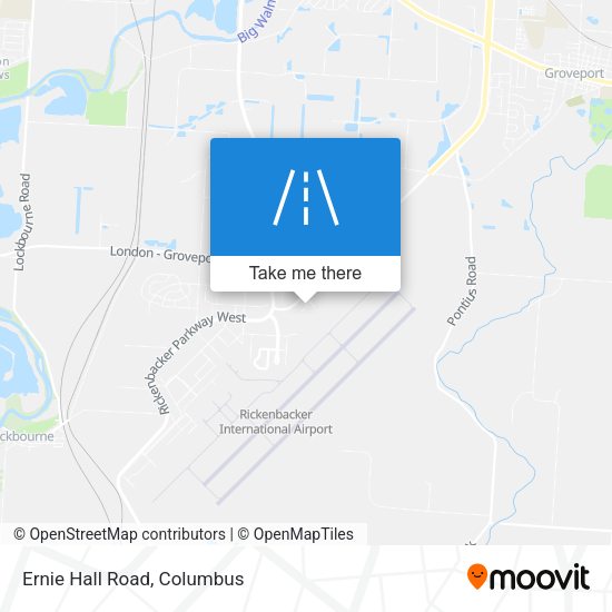 Mapa de Ernie Hall Road