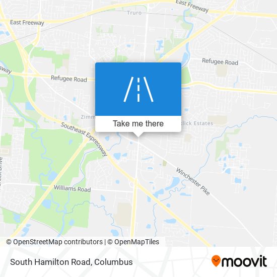 South Hamilton Road map