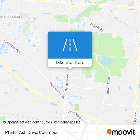 Pfeifer Ash Drive map