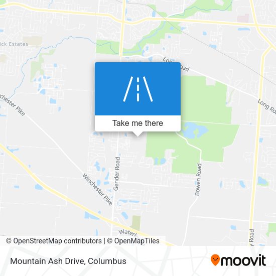 Mountain Ash Drive map