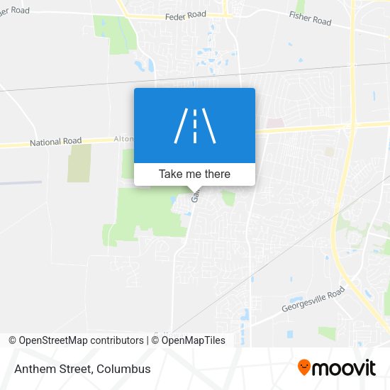 Mapa de Anthem Street
