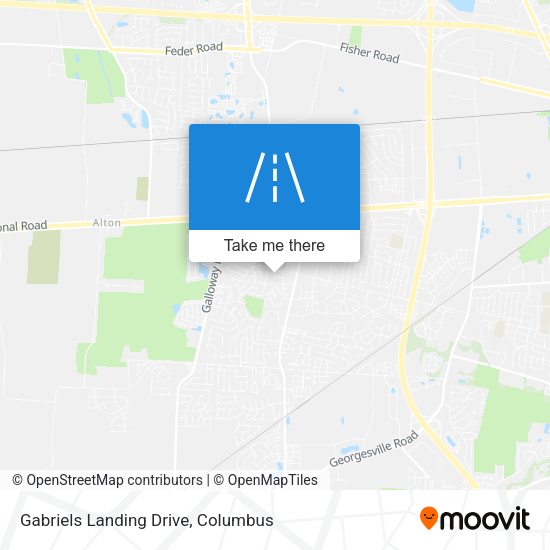 Mapa de Gabriels Landing Drive
