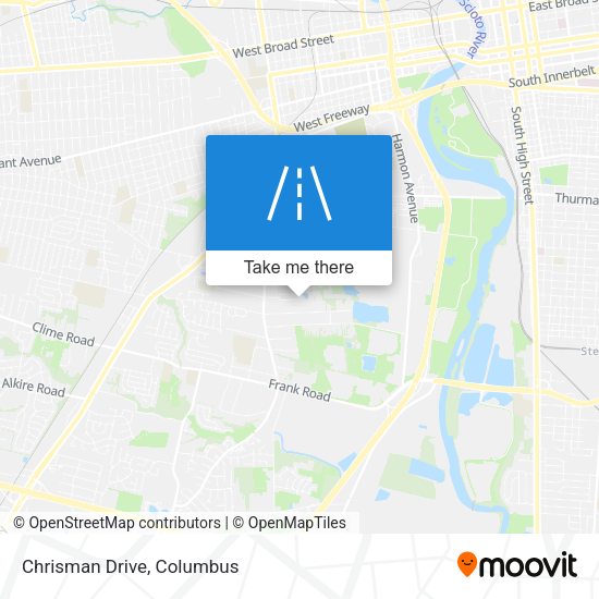 Mapa de Chrisman Drive