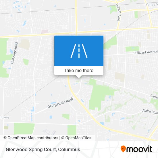 Mapa de Glenwood Spring Court