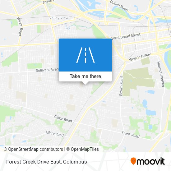 Mapa de Forest Creek Drive East
