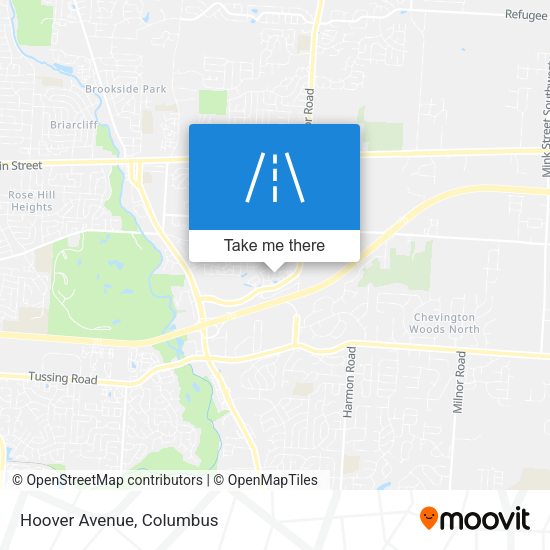 Mapa de Hoover Avenue