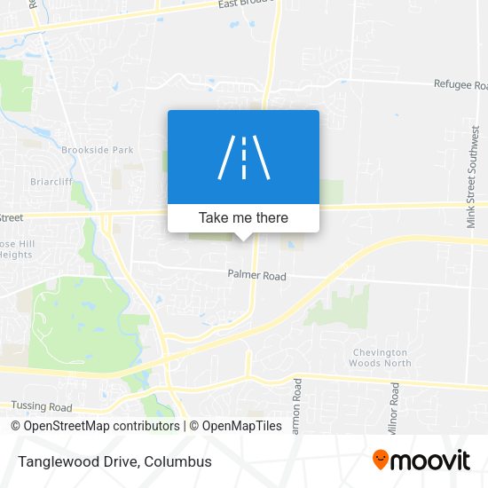 Mapa de Tanglewood Drive