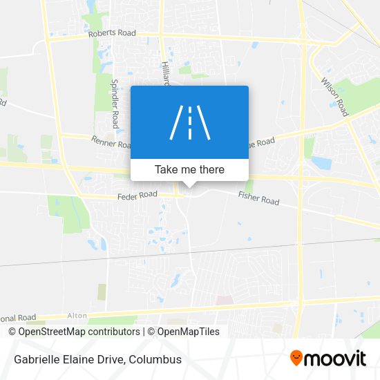 Mapa de Gabrielle Elaine Drive