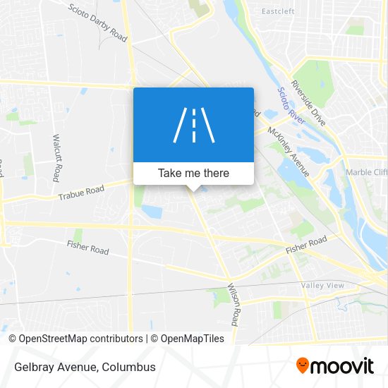 Mapa de Gelbray Avenue