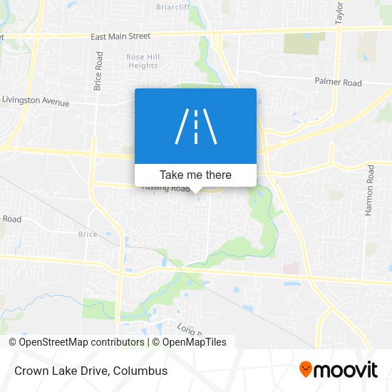 Mapa de Crown Lake Drive