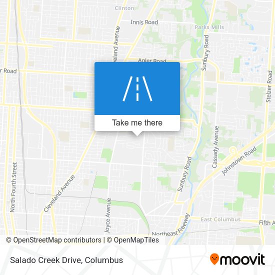 Salado Creek Drive map