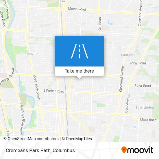 Mapa de Cremeans Park Path