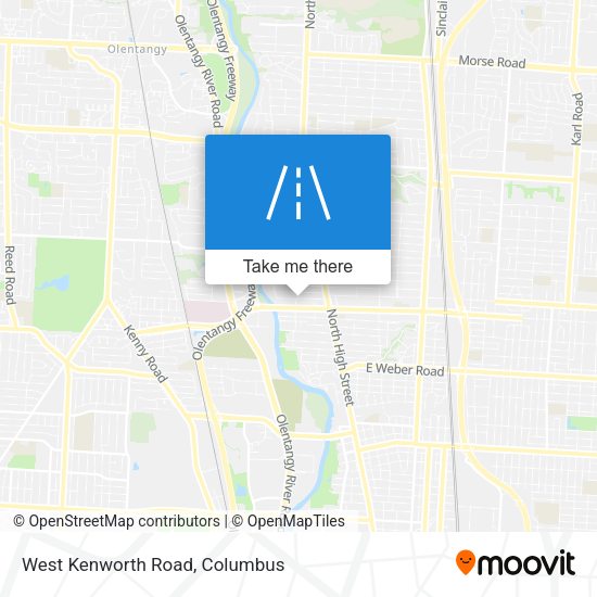 West Kenworth Road map