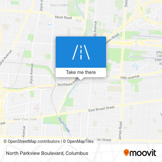 Mapa de North Parkview Boulevard