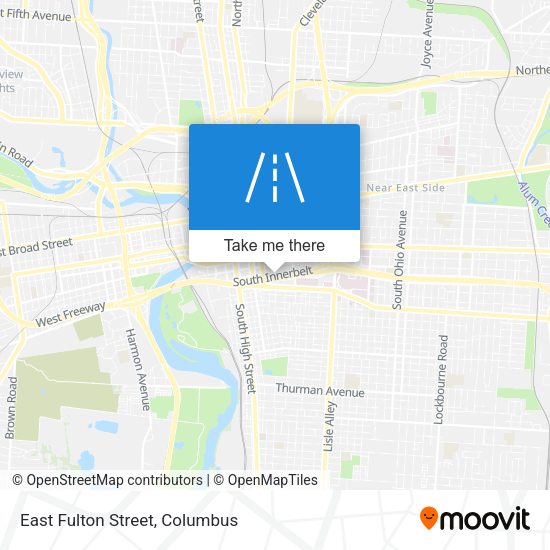 East Fulton Street map