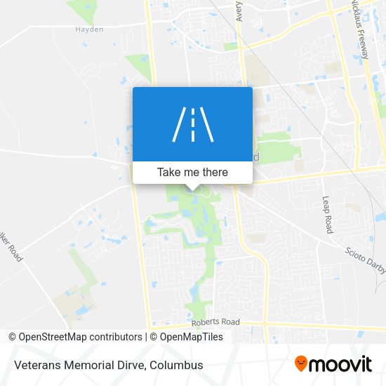 Veterans Memorial Dirve map