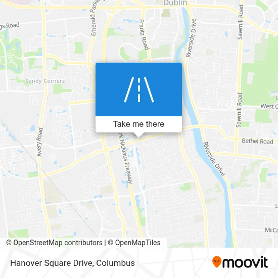Hanover Square Drive map
