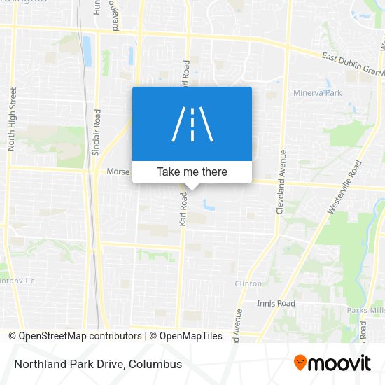 Northland Park Drive map