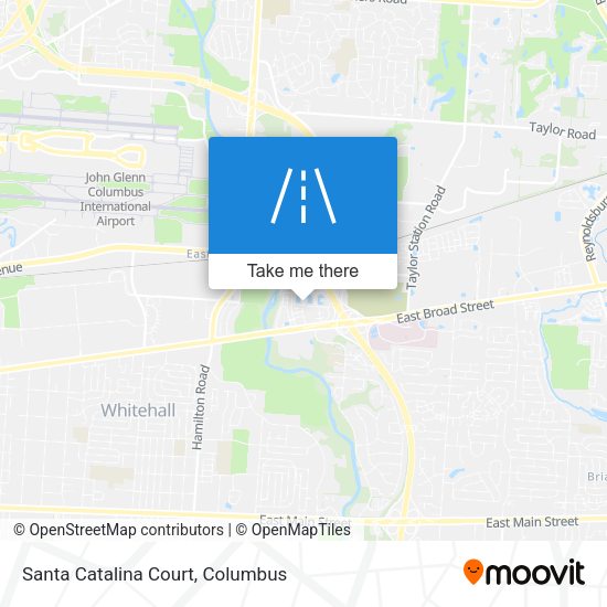 Santa Catalina Court map