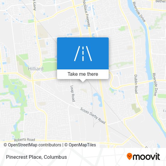 Mapa de Pinecrest Place