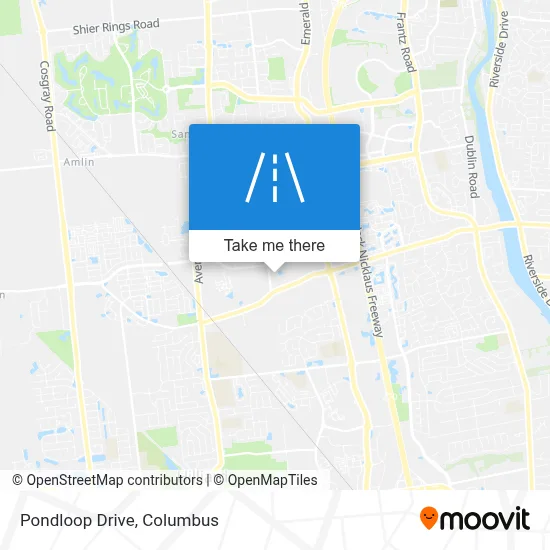 Pondloop Drive map