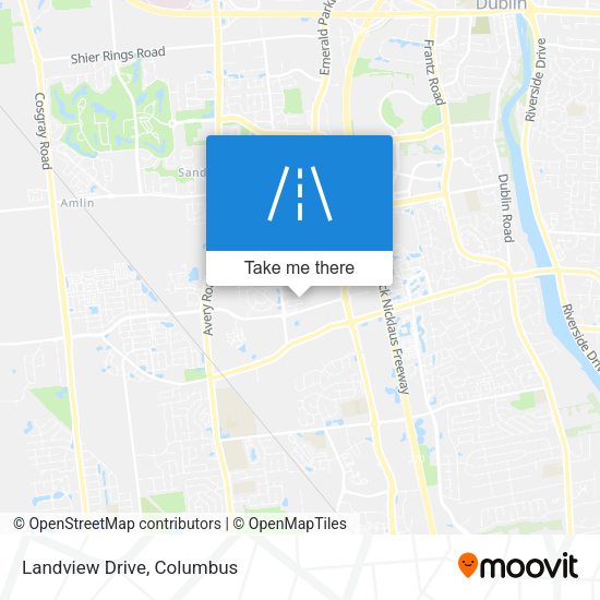 Mapa de Landview Drive