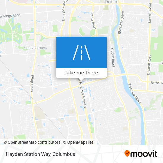Mapa de Hayden Station Way