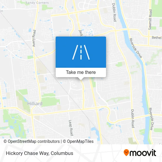 Hickory Chase Way map