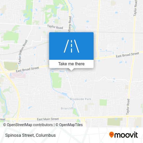 Mapa de Spinosa Street