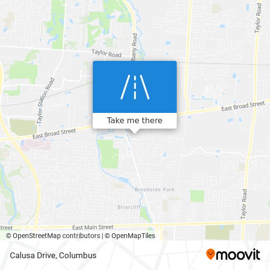 Calusa Drive map