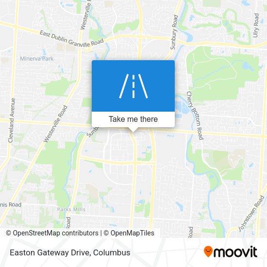 Mapa de Easton Gateway Drive