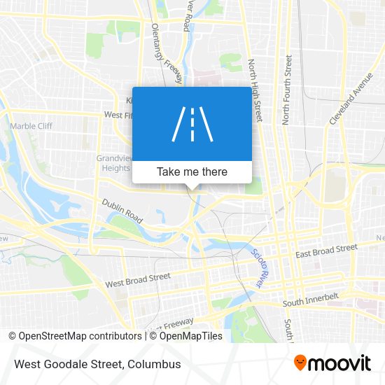 Mapa de West Goodale Street