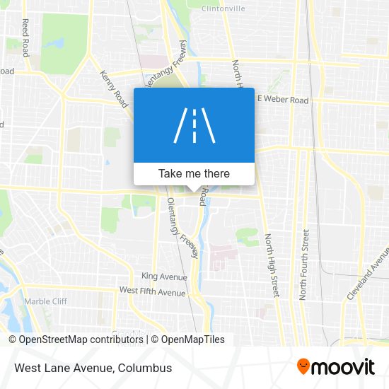 Mapa de West Lane Avenue