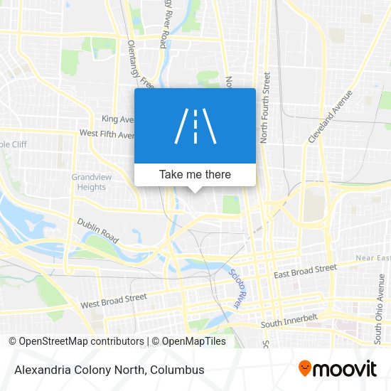 Alexandria Colony North map