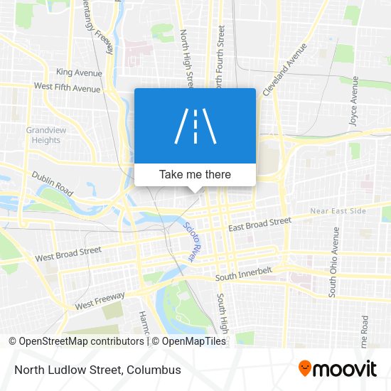 North Ludlow Street map
