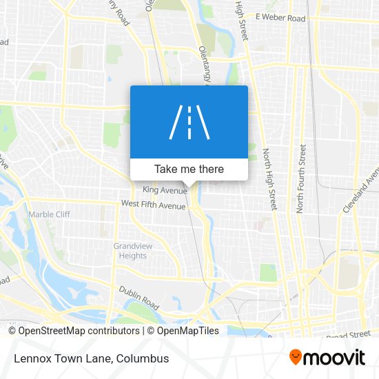 Lennox Town Lane map