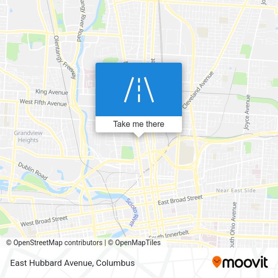 East Hubbard Avenue map
