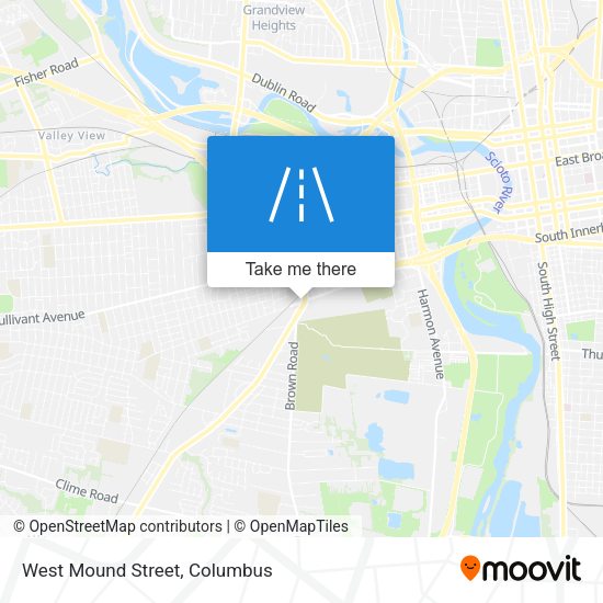Mapa de West Mound Street
