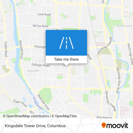 Kingsdale Tower Drive map